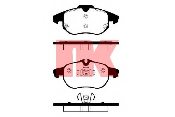 NK 223628 Комплект тормозных колодок