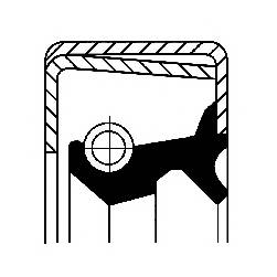 CORTECO 12012696B Уплотняющее кольцо, ступиц...