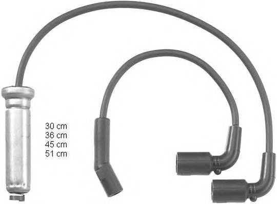 BERU ZEF1142 Комплект проводов зажигани