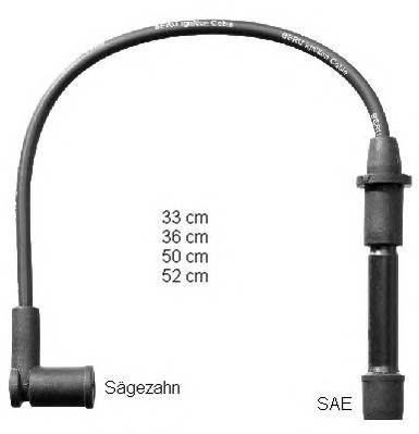 BERU ZEF1596 Комплект проводов зажигани