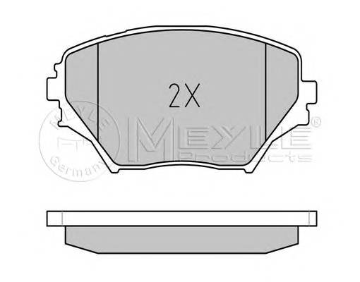 MEYLE 025 235 8517 Комплект гальмівних колодо... MEYLE 025 235 8517 Комплект гальмівних колодо...