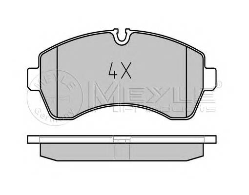 MEYLE 025 292 0020 Комплект гальмівних колодо...