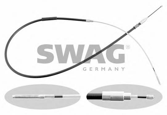 SWAG 20 92 8736 Трос, стояночная тормозная 