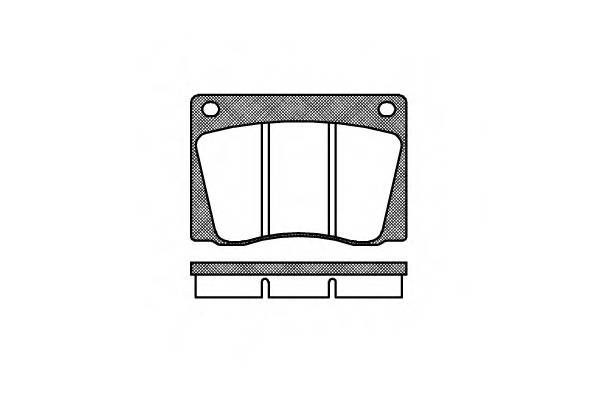 ROADHOUSE 2037.00 Комплект тормозных колодок...