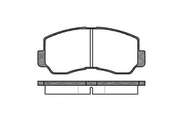 ROADHOUSE 2094.40 Комплект тормозных колодок