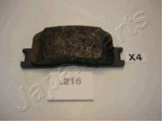 JAPANPARTS PP-216AF Комплект гальмівних колодо... JAPANPARTS PP-216AF Комплект гальмівних колодо...