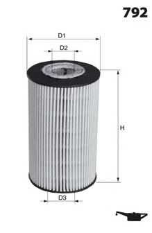MECAFILTER ELH4302 Масляний фільтр MECAFILTER ELH4302 Масляний фільтр
