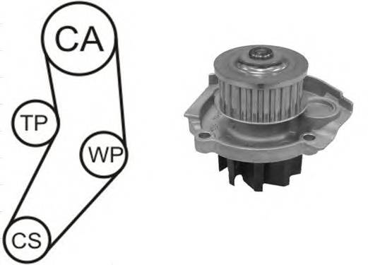 AIRTEX WPK-185201 Водяной насос + комплект зу...