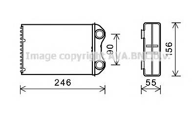 AVA QUALITY COOLING BW6426 Теплообменник, отопление с... AVA QUALITY COOLING BW6426 Теплообменник, отопление с...