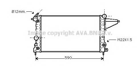 AVA QUALITY COOLING OL2117 Радіатор, охолодження двиг... AVA QUALITY COOLING OL2117 Радіатор, охолодження двиг...