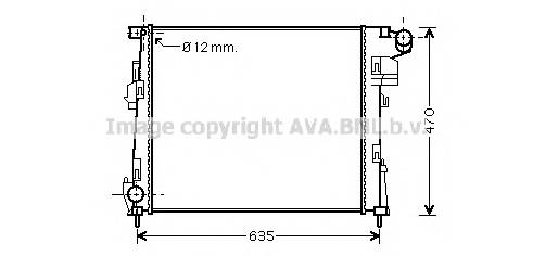 AVA QUALITY COOLING RTA2427 Радиатор, охлаждение двига... AVA QUALITY COOLING RTA2427 Радиатор, охлаждение двига...