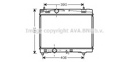 AVA QUALITY COOLING TOA2357 Радіатор, охолодження двиг... AVA QUALITY COOLING TOA2357 Радіатор, охолодження двиг...