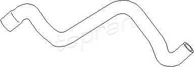 TOPRAN 108 311 Шланг радиатора