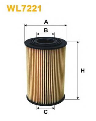 WIX FILTERS WL7221 Масляный фильтр WIX FILTERS WL7221 Масляный фильтр