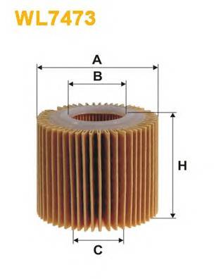 WIX FILTERS WL7473 Масляный фильтр WIX FILTERS WL7473 Масляный фильтр