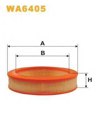 WIX FILTERS WA6405 Воздушный фильтр WIX FILTERS WA6405 Воздушный фильтр