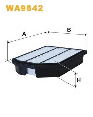 WIX FILTERS WA9642 Повітряний фільтр WIX FILTERS WA9642 Повітряний фільтр