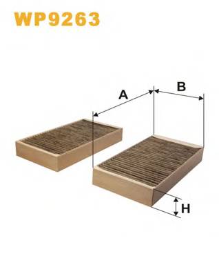 WIX FILTERS WP9263 Фільтр, повітря у внутрішнь...