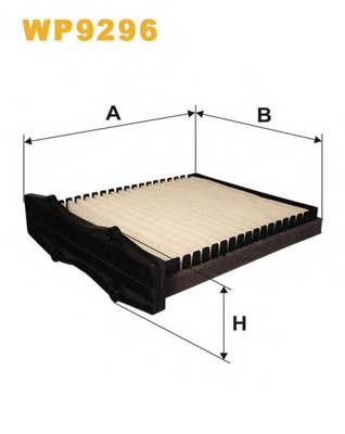 WIX FILTERS WP9296 Фильтр, воздух во внутренно
