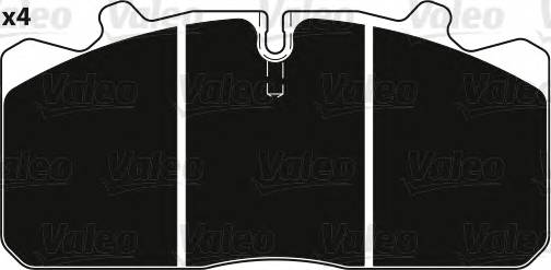 VALEO 882230 Комплект тормозных колодок... VALEO 882230 Комплект тормозных колодок...
