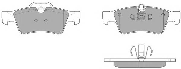 FREMAX FBP-1523 Комплект тормозных колодок...