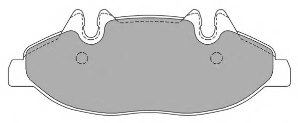 FREMAX FBP-1382 Комплект тормозных колодок