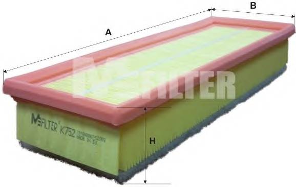 MFILTER K752 Фiльтр салону