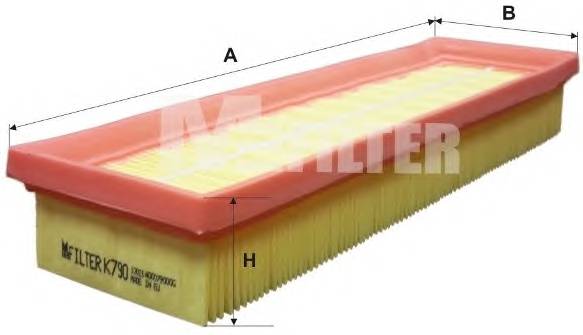 MFILTER K790 Фiльтр салону