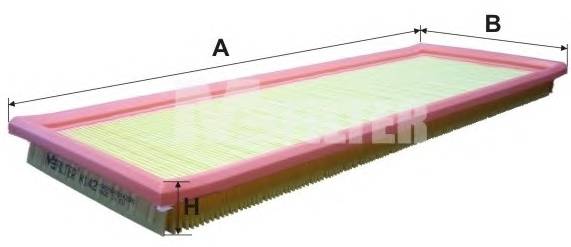 MFILTER K142 Фiльтр салону