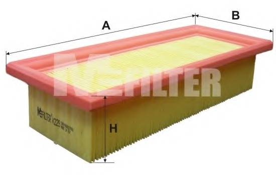 MFILTER K229 Фiльтр салону MFILTER K229 Фiльтр салону
