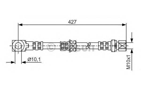 BOSCH 1 987 476 690 Тормозной шланг
