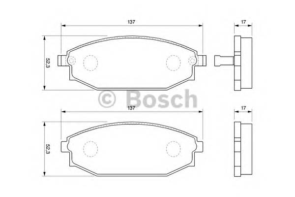BOSCH 0 986 424 727 Комплект тормозных колодок... BOSCH 0 986 424 727 Комплект тормозных колодок...