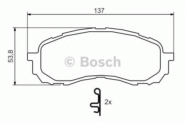 BOSCH 0 986 494 373 Комплект тормозных колодок... BOSCH 0 986 494 373 Комплект тормозных колодок...