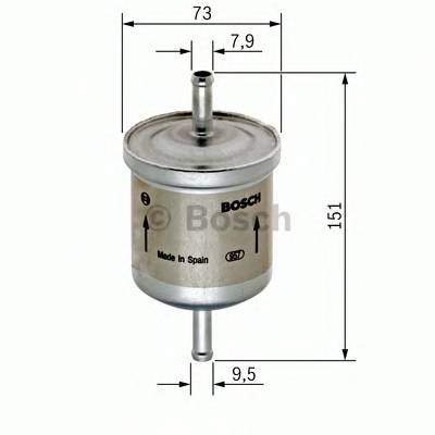 BOSCH 0 450 905 985 Топливный фильтр BOSCH 0 450 905 985 Топливный фильтр