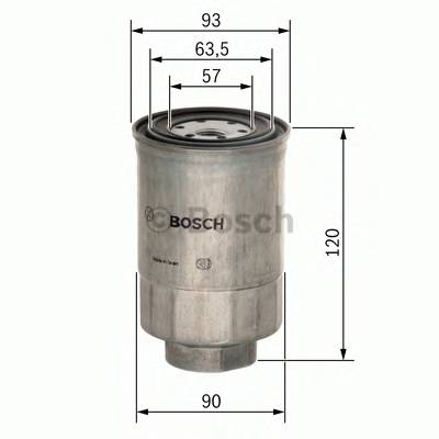 BOSCH F 026 402 063 Паливний фільтр BOSCH F 026 402 063 Паливний фільтр