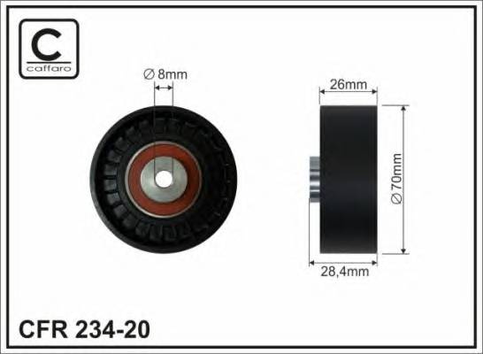 CAFFARO 23420 ROLKA CAFFARO 23420 ROLKA