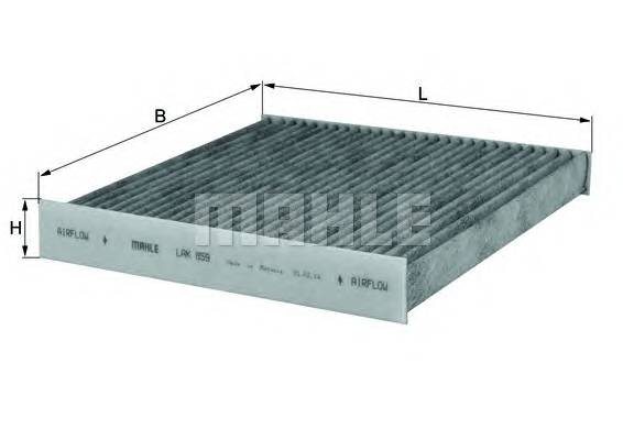 KNECHT LAK 859 Фільтр, повітря у внутрішнь...