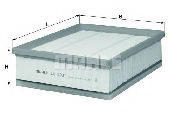 KNECHT LX 2031 Воздушный фильтр