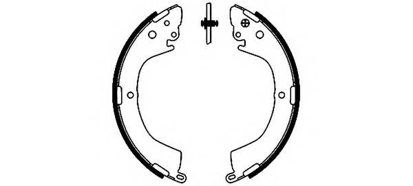 TEXTAR 91050600 Комплект тормозных колодок