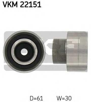 SKF VKM 22151 Паразитный / Ведущий ролик, 