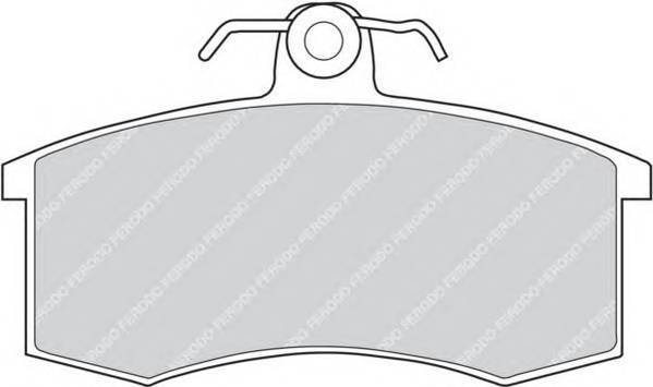 FERODO FDB527 Комплект тормозных колодок