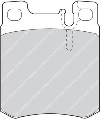FERODO FDB799 Комплект тормозных колодок