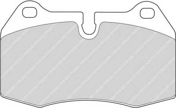 FERODO FDB998 Комплект тормозных колодок