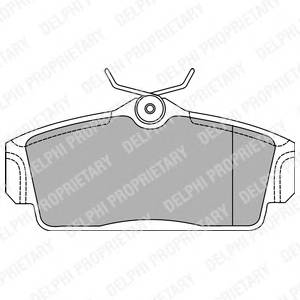 DELPHI LP1435 Комплект тормозных колодок