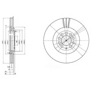 DELPHI BG3528 Гальмівний диск DELPHI BG3528 Гальмівний диск