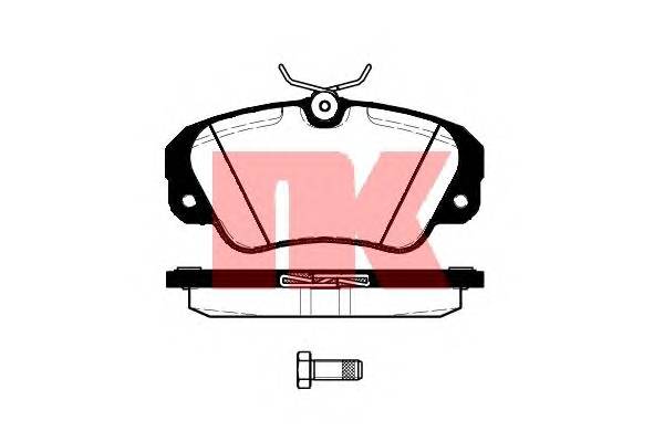 NK 223611 Комплект тормозных колодок