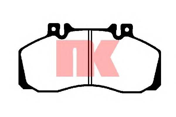 NK 229976 Комплект гальмівних колодо...