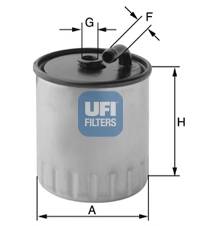 UFI 24.429.00 Паливний фільтр UFI 24.429.00 Паливний фільтр