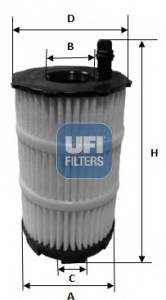 UFI 25.143.00 Масляный фильтр UFI 25.143.00 Масляный фильтр