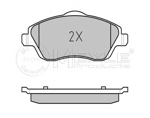MEYLE 025 232 2517 Комплект тормозных колодок...